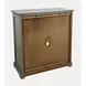 Archdale Gray 2 Glass Door Accent Storage Cabinet