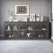 Archdale Gray 6 Glass Door Sideboard