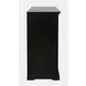 Archdale Black 2 Glass Door Accent Storage Cabinet
