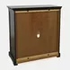 Archdale Black 2 Glass Door Accent Storage Cabinet