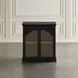 Archdale Black 2 Glass Door Accent Storage Cabinet
