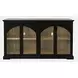 Archdale Black 4 Glass Door Sideboard