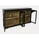 Archdale Black 4 Glass Door Sideboard