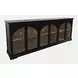 Archdale Black 6 Glass Door Sideboard