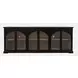 Archdale Black 6 Glass Door Sideboard
