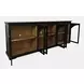 Archdale Black 6 Glass Door Sideboard