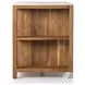 Indira Smoked Acacia And White Marble Kitchen Island