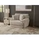 Jaden Steel Upholstered Chair and A Half with Pillows