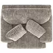 Jaden Steel Upholstered Chair and A Half with Pillows