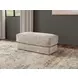 Jaden Steel Upholstered Rectangular Ottoman