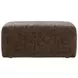Jaden Cocoa Upholstered Square Cocktail Ottoman