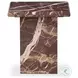 Arum Merlot Marble End Table