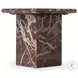 Arum Merlot Marble End Table