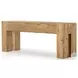 Abaso Rustic Wormwood Oak 86" Console Table