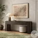 Abaso Ebony Rustic Wormwood Oak 80" Console Table