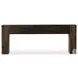 Abaso Ebony Rustic Wormwood Oak 80" Console Table
