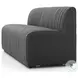 Augustine FIQA Boucle Charcoal Performance Fabric 82" Dining Banquette