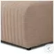 Augustine Crypton Nomad Taupe Performance Fabric 82" Dining Banquette