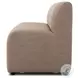 Augustine Crypton Nomad Taupe Performance Fabric 82" Dining Banquette
