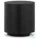 Humphrey Coal on Oak Round End Table