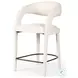 Hawkins Omari Natural Performance Fabric Counter Height Stool
