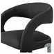 Hawkins FIQA Boucle Charcoal Performance Fabric Bar Stool