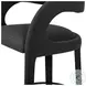 Hawkins FIQA Boucle Charcoal Performance Fabric Bar Stool