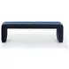 Augustine Sapphire Navy 61" Accent Bench