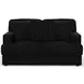 Eagan Black 69" Loveseat