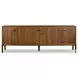 Arturo Natural Walnut Veneer 6 Door Sideboard