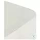 Basil Matte White Cast Aluminum Outdoor Square Drink Table
