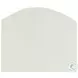 Basil Matte White Cast Aluminum Outdoor Square Drink Table