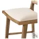Sage Savile Flax Performance Fabric Bar Stool