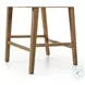 Sage Savile Flax Performance Fabric Counter Height Stool