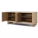 Hatch Natural Raffia 4 Door Sideboard