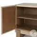 Hatch Natural Raffia 4 Door Sideboard