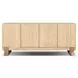 Hatch Natural Raffia 4 Door Sideboard