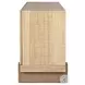 Hatch Natural Raffia 4 Door Sideboard