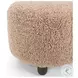 Aniston Andes Toast Round Ottoman
