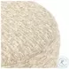 Aniston Solema Cream Round Ottoman