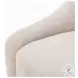 Levi Knoll Sand Performance Fabric Swivel Chair