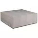 Cassio Creamy White Square Travertine Top Cocktail Table