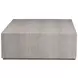 Cassio Creamy White Square Travertine Top Cocktail Table