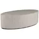 Cassio Creamy White Oval Travertine Top Occassional Table Set