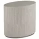 Cassio Creamy White Square Travertine Top Occassional Table Set