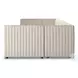 Augustine Capri Oatmeal Performance Fabric 106" U Shape Dining Banquette