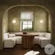 Augustine Capri Oatmeal Performance Fabric 120" U Shape Dining Banquette