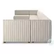 Augustine Capri Oatmeal Performance Fabric 120" U Shape Dining Banquette