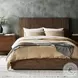 Leo Rustic Grey Panel Bedroom Set