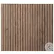 Leo Rustic Grey King Panel Bed
